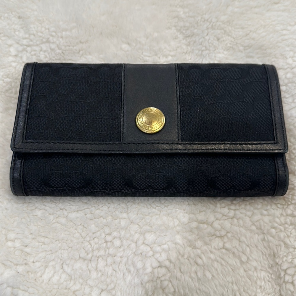 Black Coach wallet